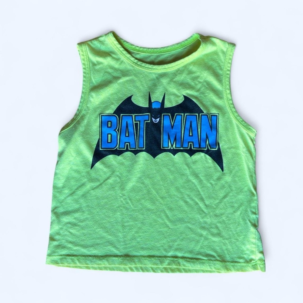 Neon YELLOW/GREEN Batman Tank Top